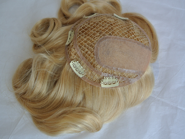 women hairpiece excellent hair and hand tied